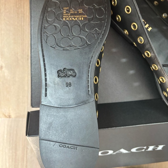 Coach Emilia Mary Jane with Grommets (Black, size 9) - Picture 4 of 4